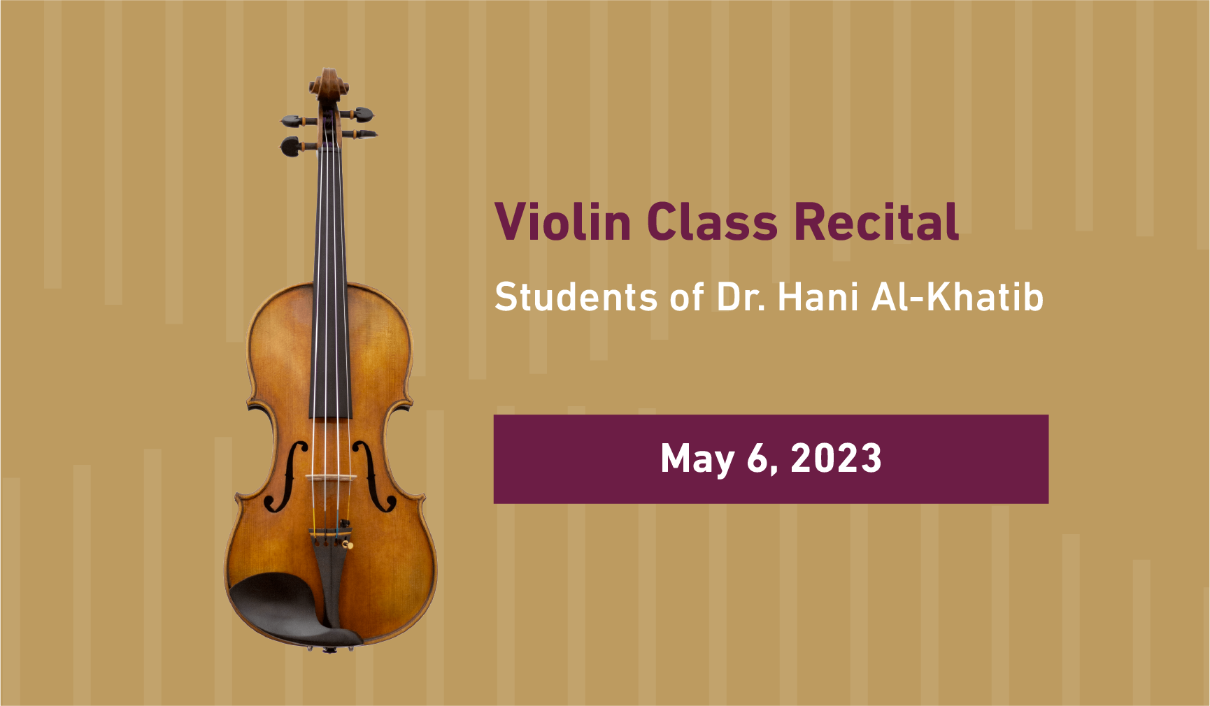 Violin Class Recital | Students of Dr. Hani Al-Khatib | Arab Music